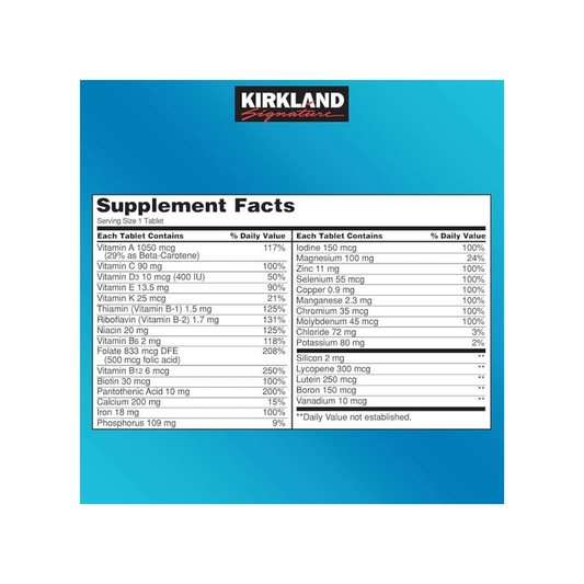 Daily Multi, 500 Tablets